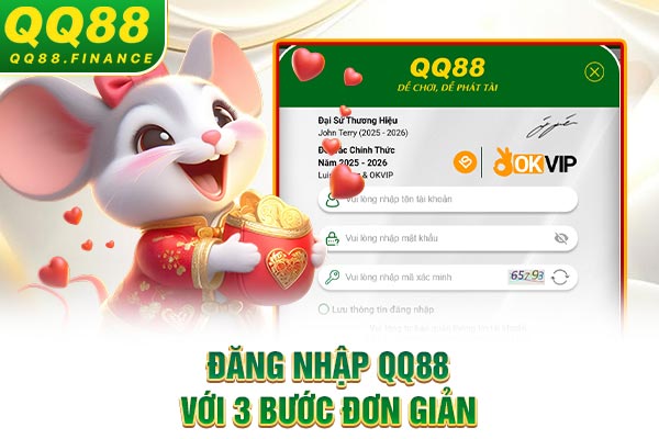 Đăng nhập QQ88 với 3 bước đơn giản