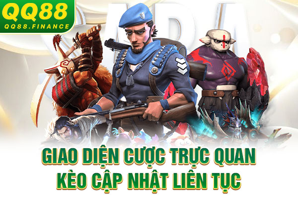 Giao diện cược trực quan, kèo cập nhật liên tục
