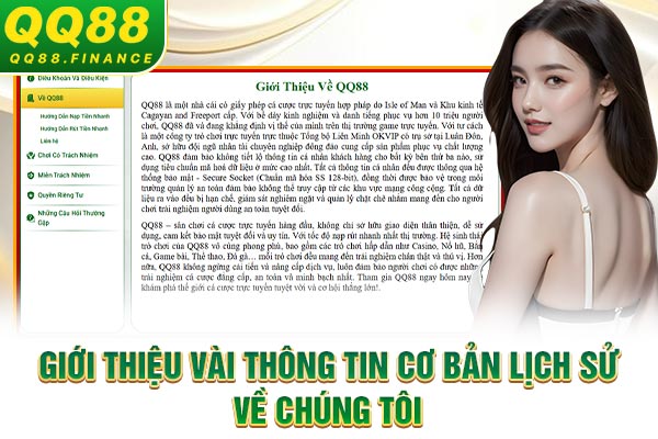 Giới thiệu vài thông tin cơ bản lịch sử về chúng tôi